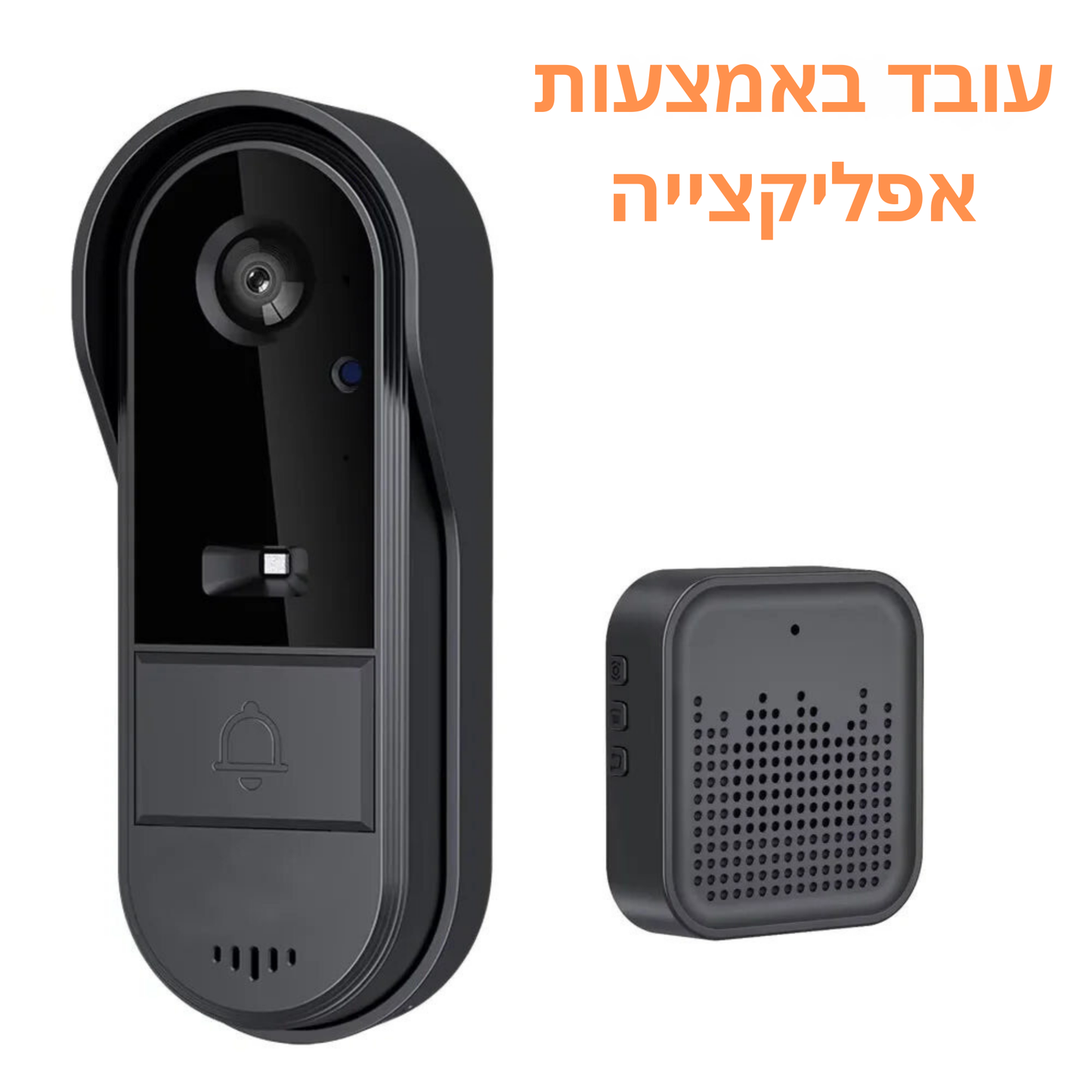 מצלמת דלת חכמה עם אינטרקום אלחוטי וראיית לילה – אבטחת בית מתקדמת עם מסך IPS בגודל 4.3 אינץ', עמידה במים